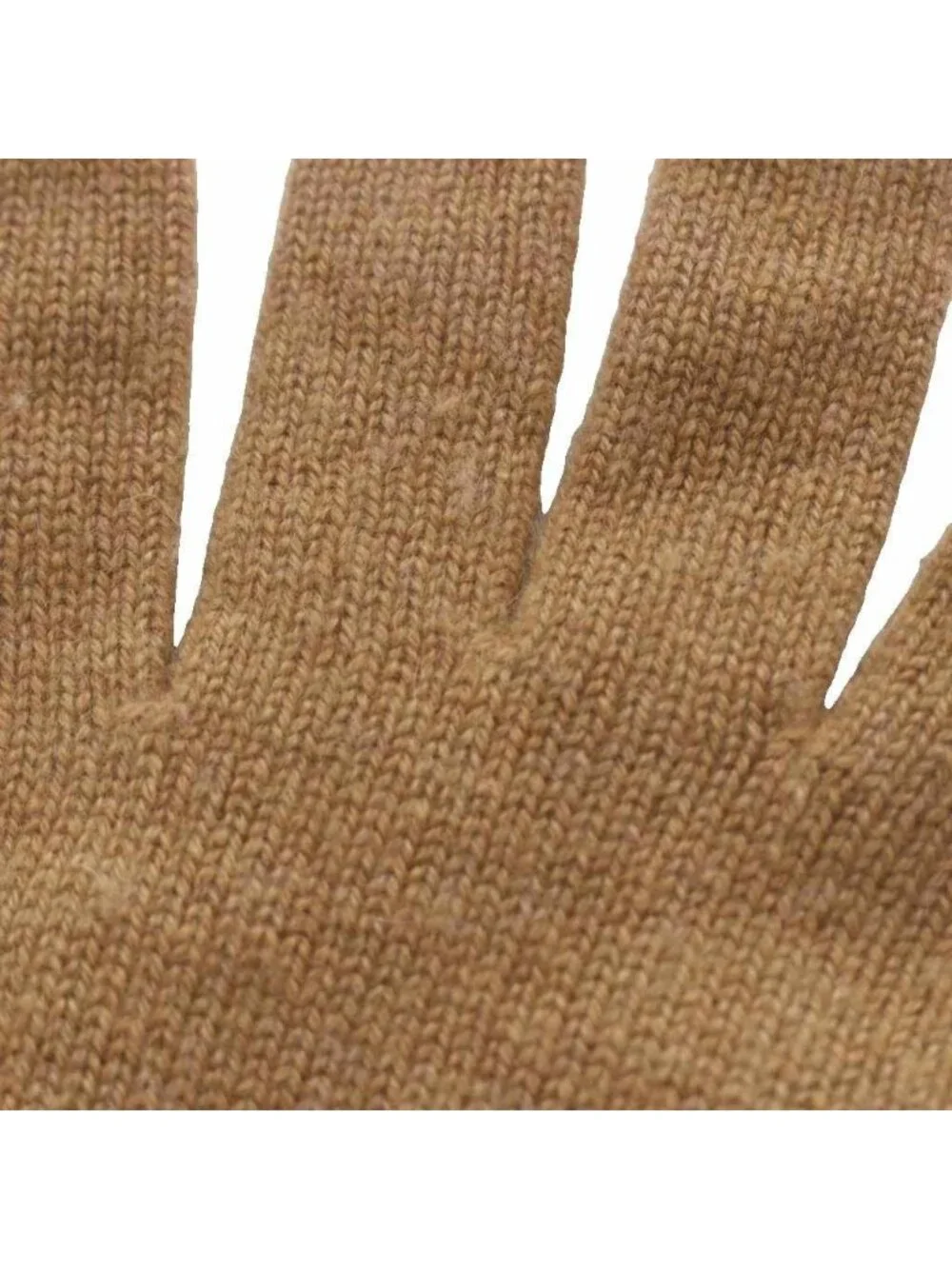 Hermes Heaven Chaine D'ancre Gloves Camel Cashmere RI